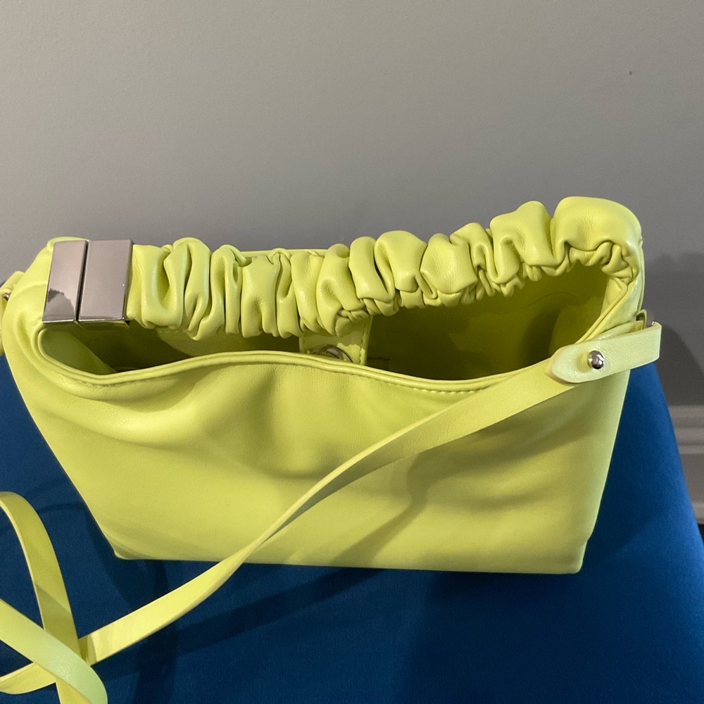 A New Day Ruched top Handle Crossbody Hand bag - Picture 3 of 11